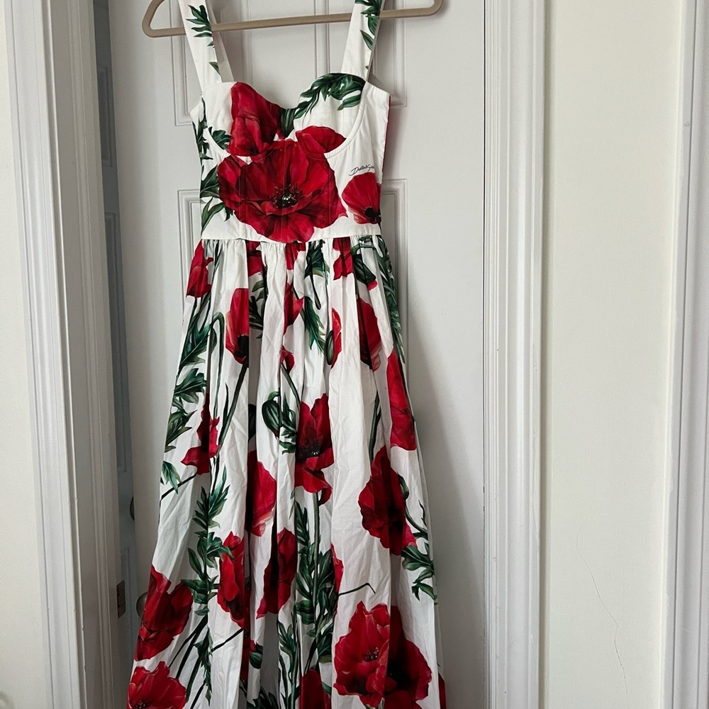 Dolce Gabbana poppy women dress size 36
